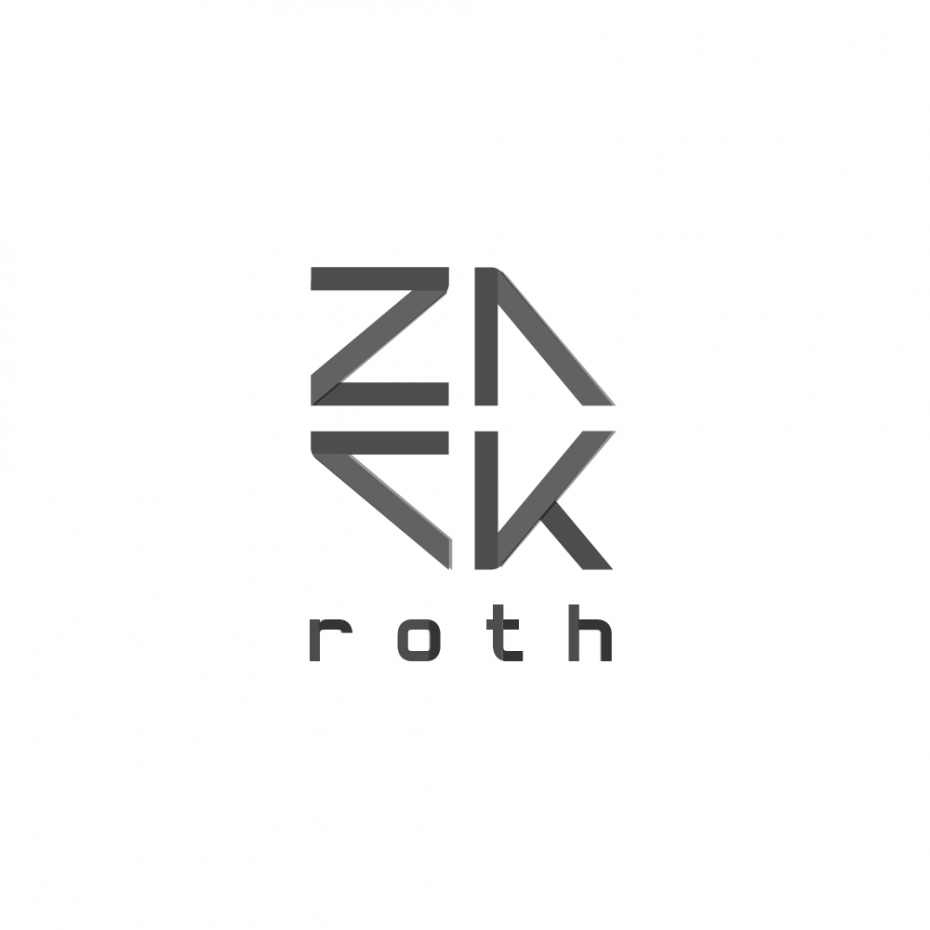Zack Roth logotype *caption graphic design