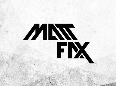 Matt Fax logotype *caption graphic design