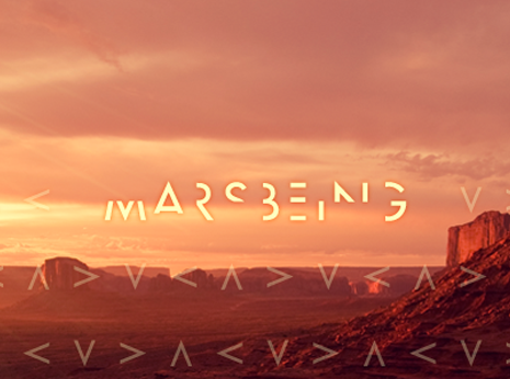 Marsbeing logotype *caption graphic design
